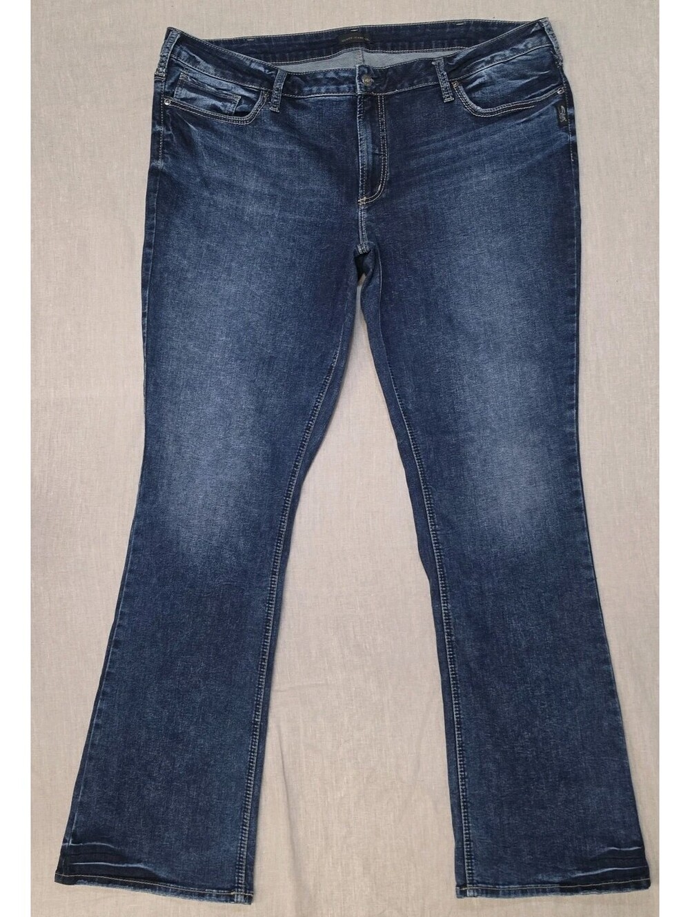 Silver Jeans Suki Slim Boot Women's 24x35 Dark Wash Long Inseam